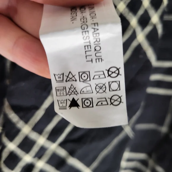 Zara trafaluc women's plaid long sleeve tunic top - Picture 11 of 16